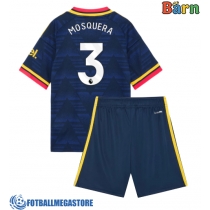 Fotballdrakt Barn Arsenal Cristhian Mosquera #3 Bortedraktsett 2026-27 Kortermet (+ Korte bukser)